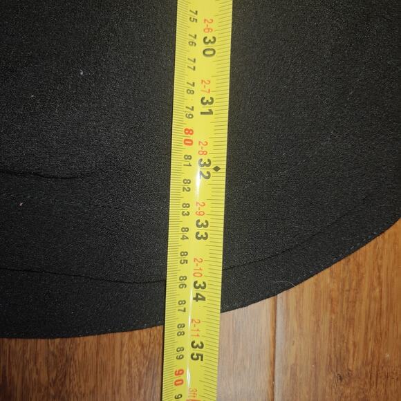 Bobeau Women M Black V Neck Pullover Crepe Short Sleeves Midi Dress Pockets NWT - Picture 11 of 11